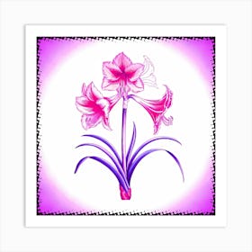 Amaryllis 2 Art Print