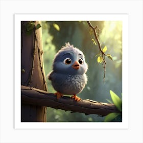 Bird In The Forest Art Print