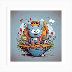 Teddy Bear Art Print