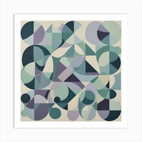 Abstract Shapes 1 Art Print