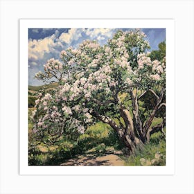 Lilac Tree Art Print