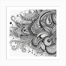 Doodle Art 2 Art Print