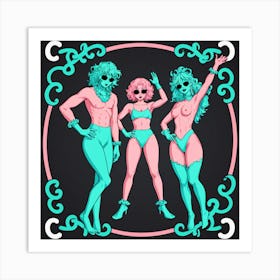 Sexy Girls 7 Art Print