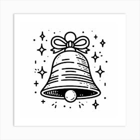 Christmas Bell Art Print