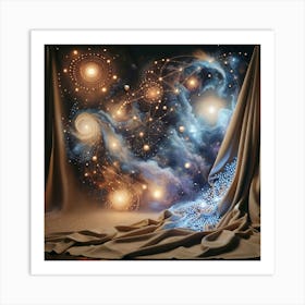 Galaxy Painting Art Print