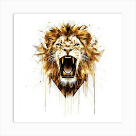 Lion Head 1 Poster