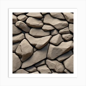 Stone Wall 82 Art Print