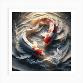 Koi Fish 4 Art Print