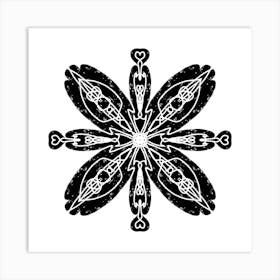 Snowflake 37 Art Print