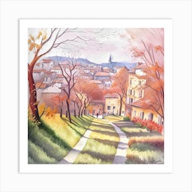 French Countryside Art Print