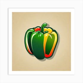 Green Pepper 9 Art Print