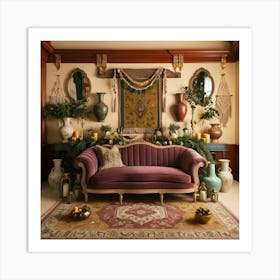 Bohemian Living Room 5 Art Print