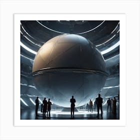 Space Station 22 Art Print