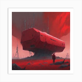 Red Planet 1 Art Print