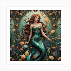 Mermaid 36 Art Print