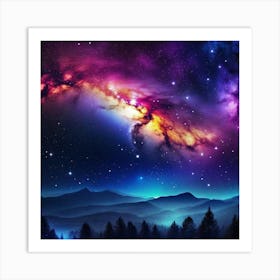 Galaxy Wallpaper 17 Art Print