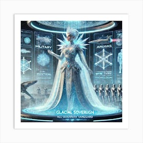 Duchess Helia Heart Of The Frost Art Print