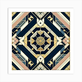 Deco Pattern Art Print