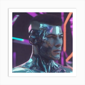 Futuristic Man 200 Art Print