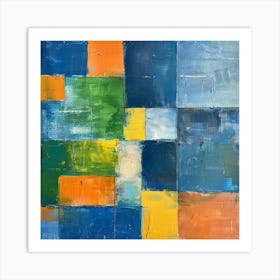 Abstract Squares 11 Art Print