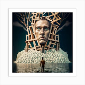 Man In A Tree Art Print