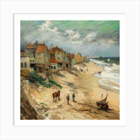 House On The Beach 1 Art Print