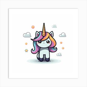 Unicorn 42 Art Print