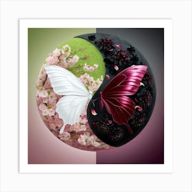 Yin Yang 7 Art Print