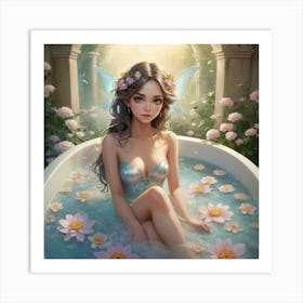 Fairy Bath 1 Art Print