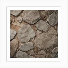 Stone Wall 106 Art Print