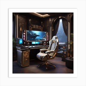 Gaming Room Art Print