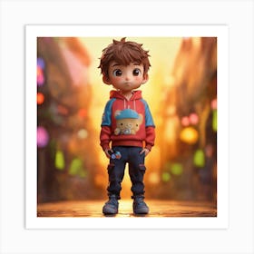 4d Photographic Image Of Full Body Image Of A Cute (1) Art Print