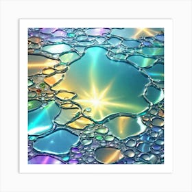 Water Bubbles Art Print