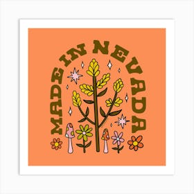 Made In Nevada Art Print