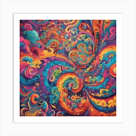 Swirls And Swirls Art Print