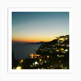 Nightfall over Repulse Bay, Hong Kong Art Print