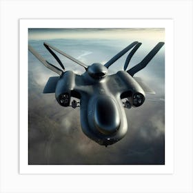 A High Tech Aerial Surveillance Vehicle Designed F Art Print