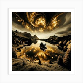 Swirls In The Sky Art Print