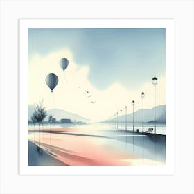 Hot Air Balloons Art Print