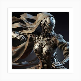 Robot Woman 2 Art Print