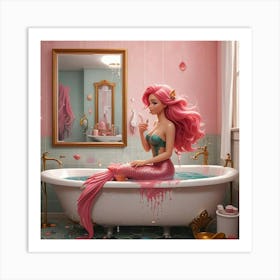 Little Mermaid 3 Art Print