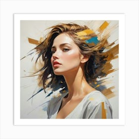 Portrait Of A Woman 11 Art Print