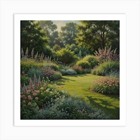 Garden In Bloom Art Print