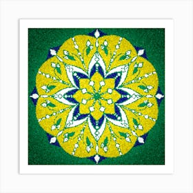 Mandala For Health Art Print