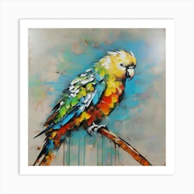 Parrot of Budgerigar Art Print