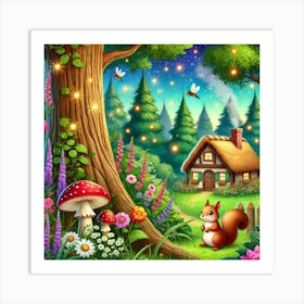 Fairy Forest 20 Art Print