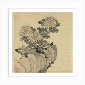 Chrysanthemums Art Print