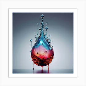 Drop Of Water 1 Art Print