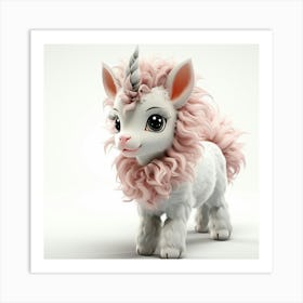 Cute Unicorn 865 Art Print