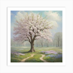 Promise Of Spring Square Art Print 0 Art Print